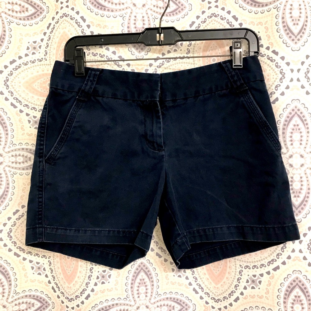 J Crew Navy Chino Classic Twill Shorts